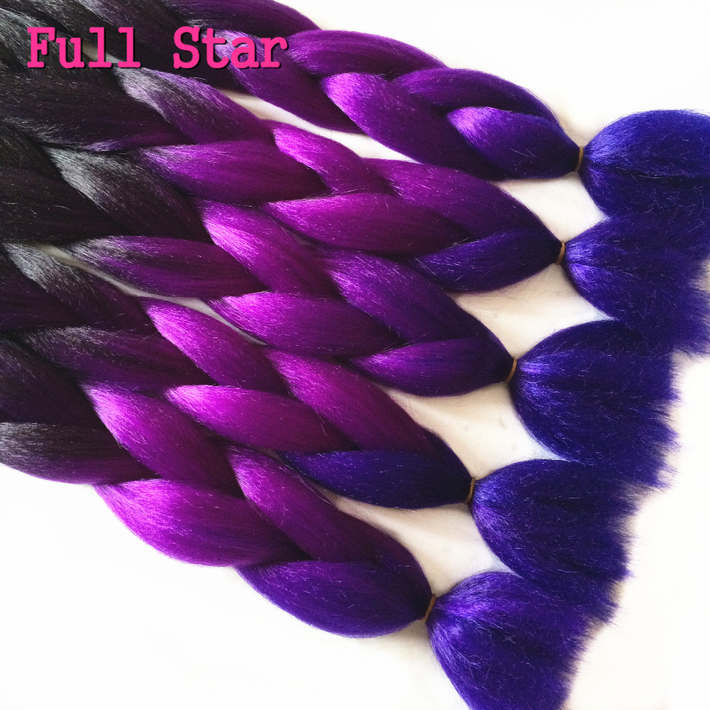 1-10pcs-24quot-100g-Crochet-Braids-Hair-Full-Star-Black-Purple-Blue-Ombre--Braiding-Hair-Jumbo-Braid-32583096455