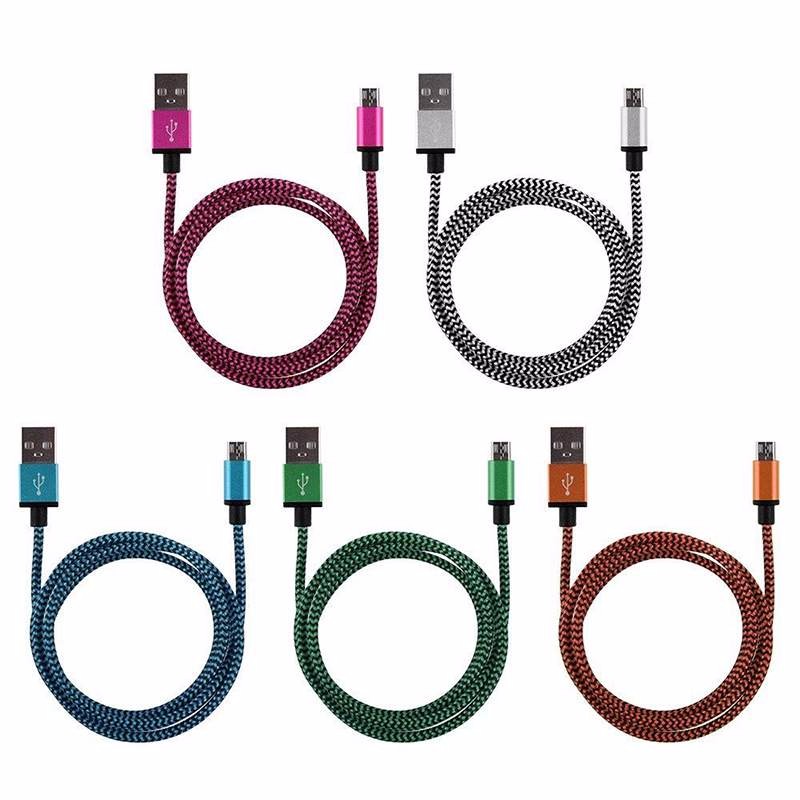 1M2M3M-High-Quality-5Colors-Braided-Fabic-Nylon-Woven-USB-Data-Sync-Charger-Cable-Cord-Wire-for-Andr-32700684908