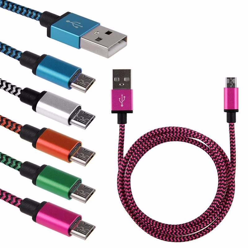 1M2M3M-High-Quality-5Colors-Braided-Fabic-Nylon-Woven-USB-Data-Sync-Charger-Cable-Cord-Wire-for-Andr-32700684908