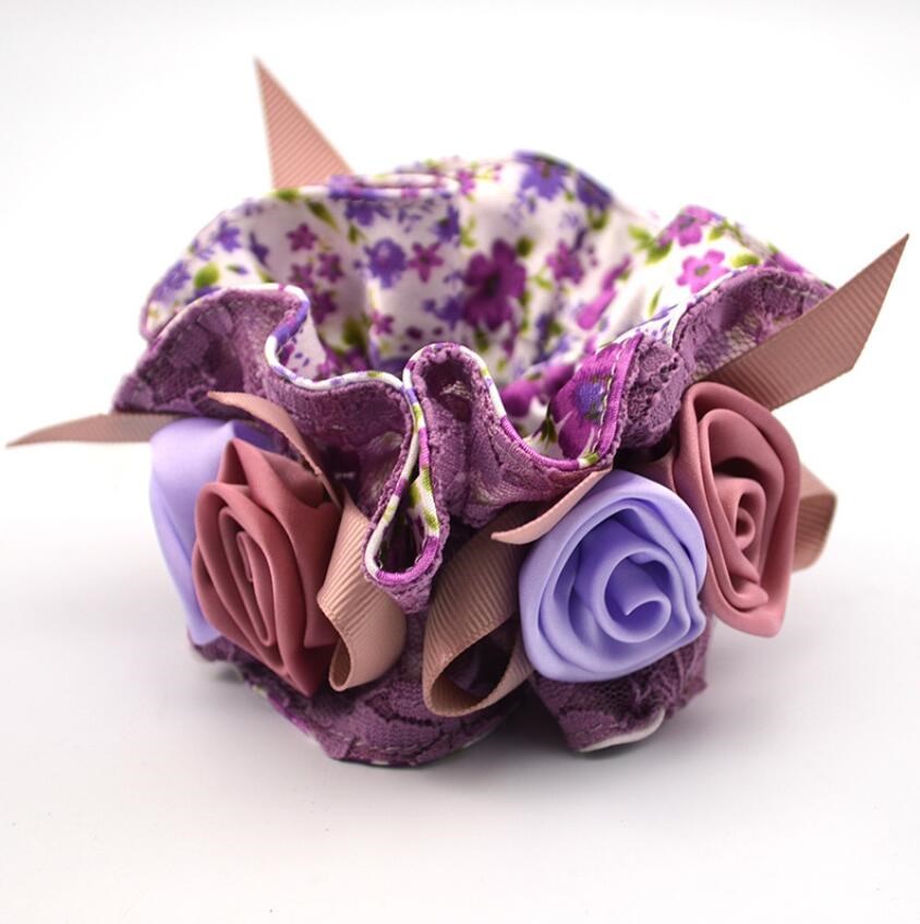 1Piece-Hair-Accessories-for-girl-amp-women-lace-Hair-Rope-Super-Elastic-Headbands-Floral-printed-Pon-32626944763