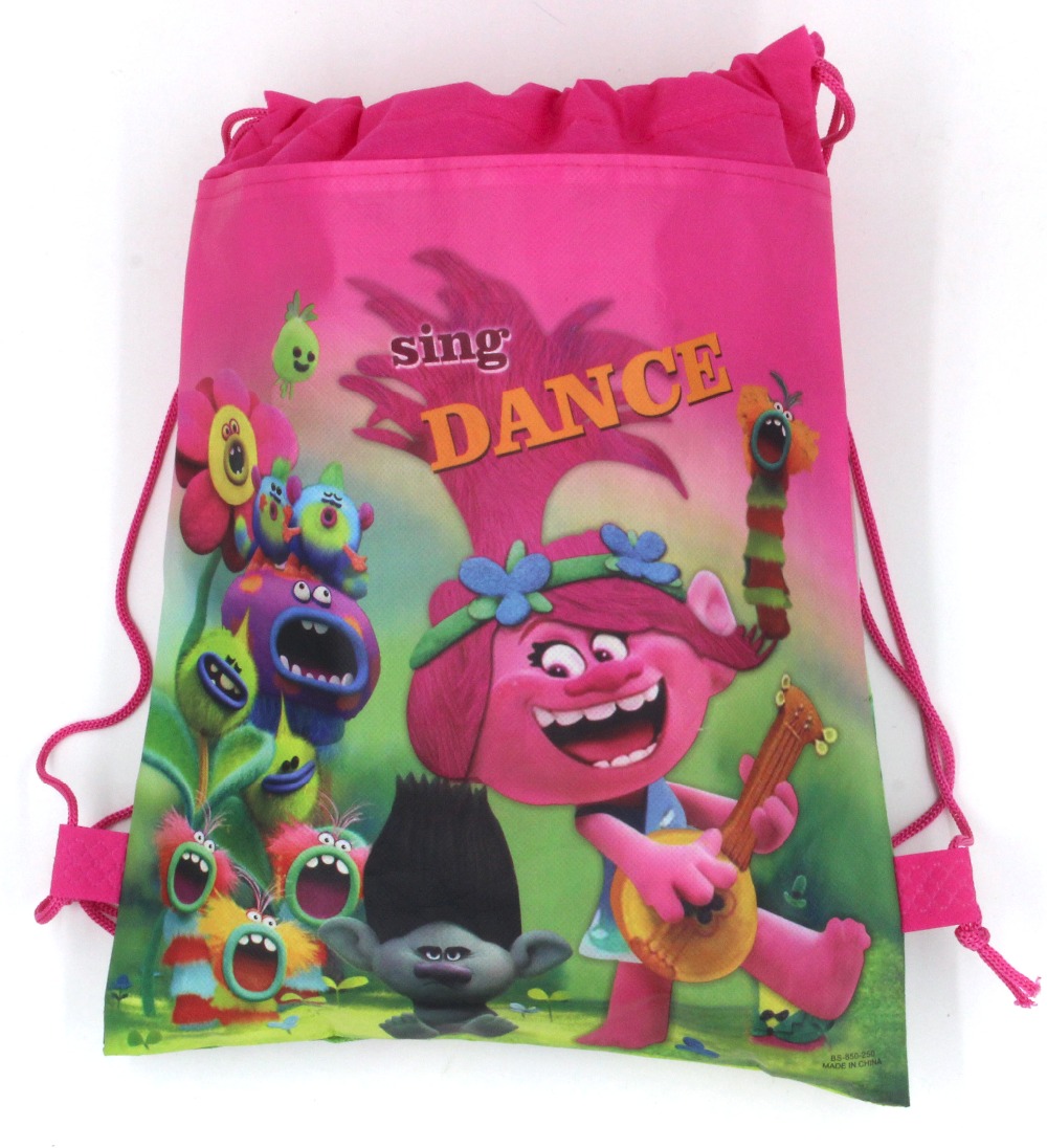 1pcs-Minnie-mickey-moana-trolls-non-woven-fabric-backpack-child-travel-school-bag-decoration-mochila-32674196485