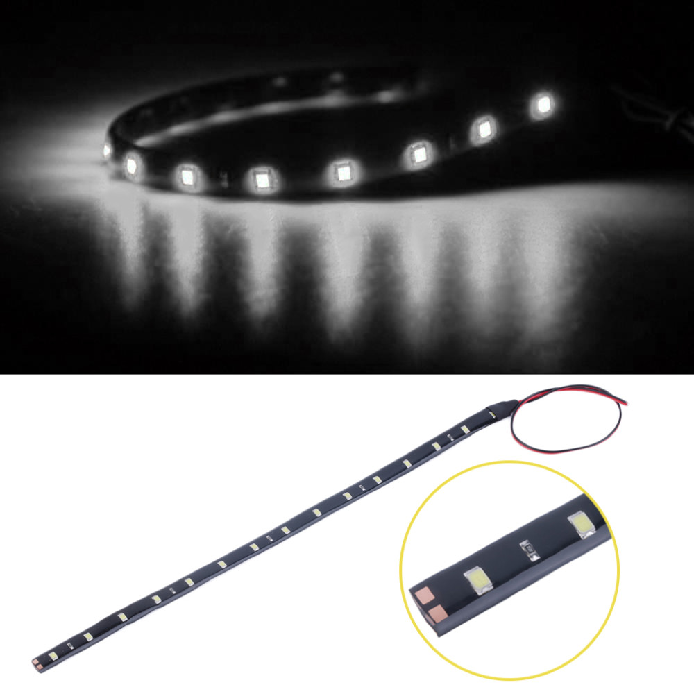 1pcs10pcs-Waterproof-15-LED-30cm-Car-Styling-super-waterproof-flexible-Car-Light-Daytime-Running-Lig-32583919347