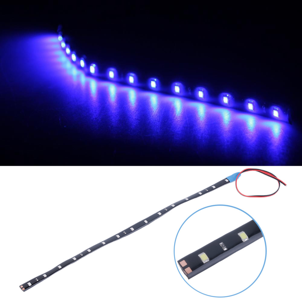 1pcs10pcs-Waterproof-15-LED-30cm-Car-Styling-super-waterproof-flexible-Car-Light-Daytime-Running-Lig-32583919347