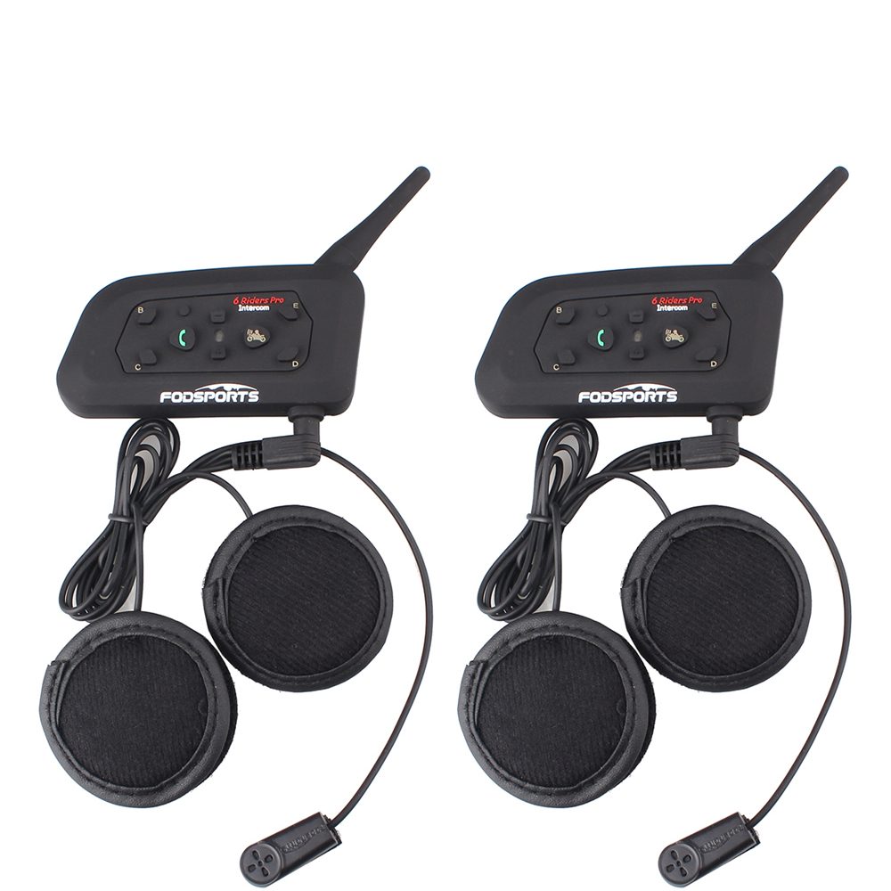 2-pcs-2017-Updated-Version-Fodsports-V6-6-riders-Pro-Motorcycle-Helmet-Bluetooth-Intercom-Headset-Mo-32372657797