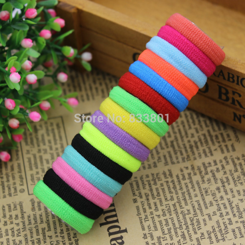 2015-New-50-pcslot-Rubberbands-Hot-Candy-Cute-15-Colours-25CM-Child-Kids-Girls-Hair-Holders-Elastics-32564489759