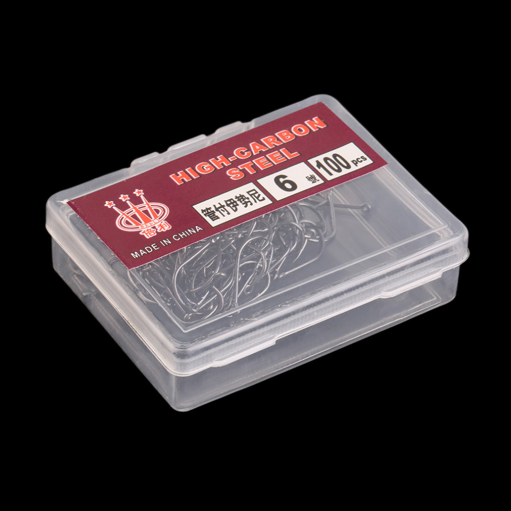 2016-Hot-100pcs-Fishing-Hook-Bait-Barb-Fishhook-Lure-Tackle-With-Box-Size-4681012-Best-Seller-32575924138