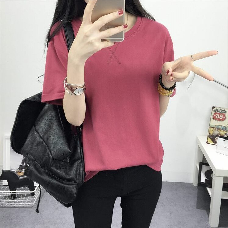 2016-Korea-style-of-the-new-female--shirt-summer-render-unlined-upper-garment-big-yards-of-pure-colo-32619142279
