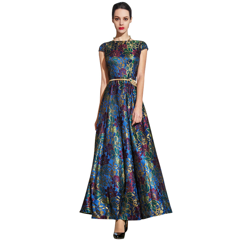 2016-M---4XL-Plus-Size-Vintage-Women-Maxi-Lace-Dress-Summer-Designer-Slim-Fit-Flare-Slash-Neck-Party-32713384137