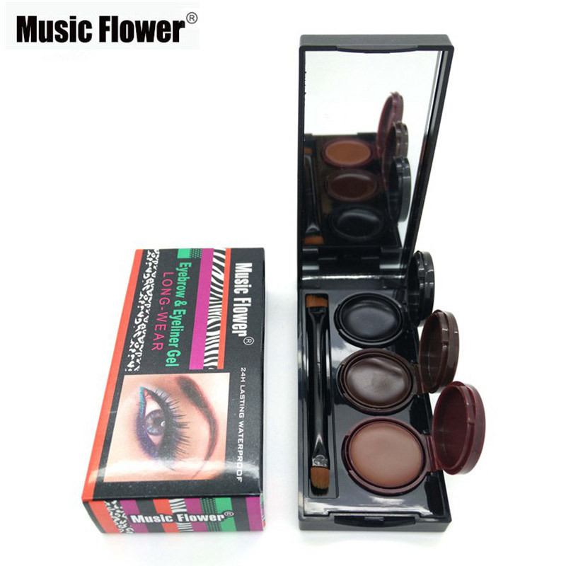 2016-Music-Flower-Brand-Makeup-Eyeliner-Gel-amp-Eyebrow-Powder-Palette-Waterproof-Lasting-Smudgeproo-32393555842