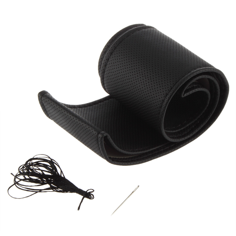 2016-New-Universal-braid-on-the-steering-wheel-Sew-Microfiber-car-steering-wheel-cover-to-cover-the--32596514879