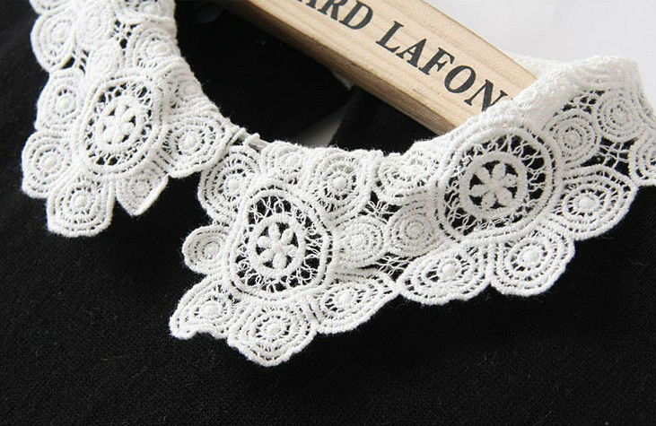 2016-Spring-Women-Brand-Carved-Flowers-Lace-White-Peter-pan-Collar-Knit-Cotton-Black-Dress-Slim-Vint-933415729