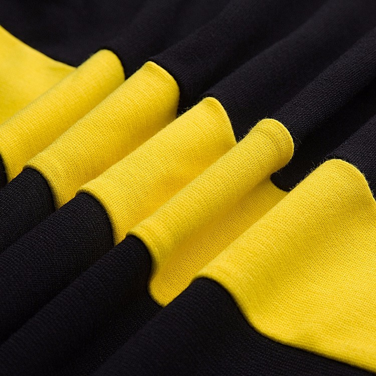 2016-Spring-and-Autumn-section-of-the-round-neck-short-sleeve-high-waist-stitching-was-thin-package--32748465731