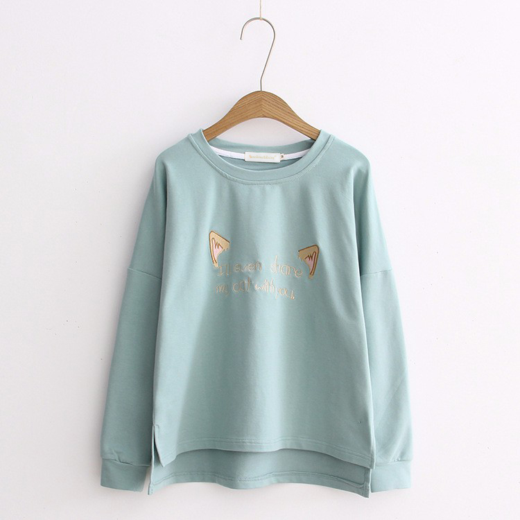 2016-new-autumn-winter-Women-cat-ear-embroidery-T-Shirt--Female-Loose-Round-Neck-T-Shirt--Tassel-Des-32723956043
