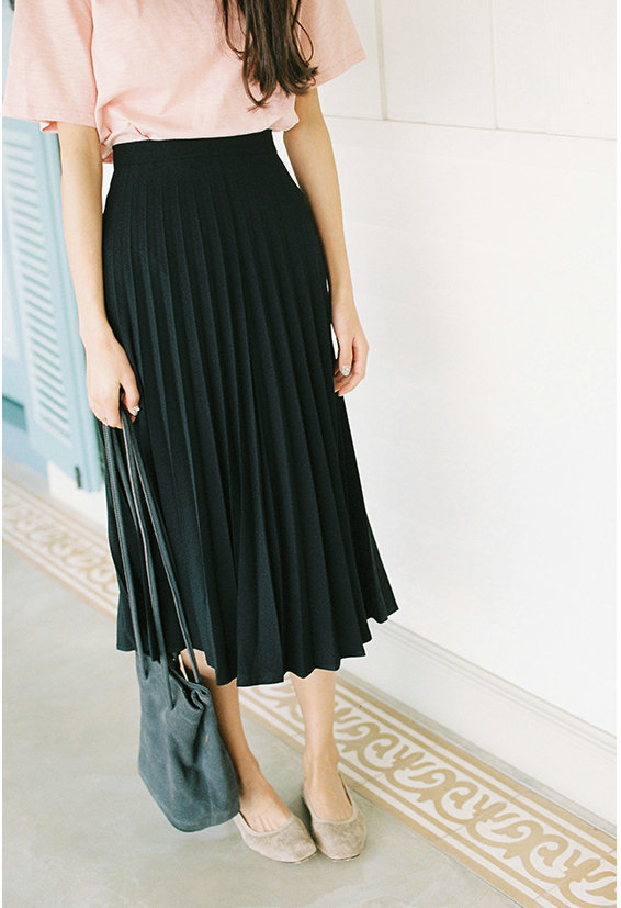 2016-spring-all-match-chiffon-skirt-waist-fold-slim-skirt-pleated-skirt-Department-summer-slim-skirt-32638438203