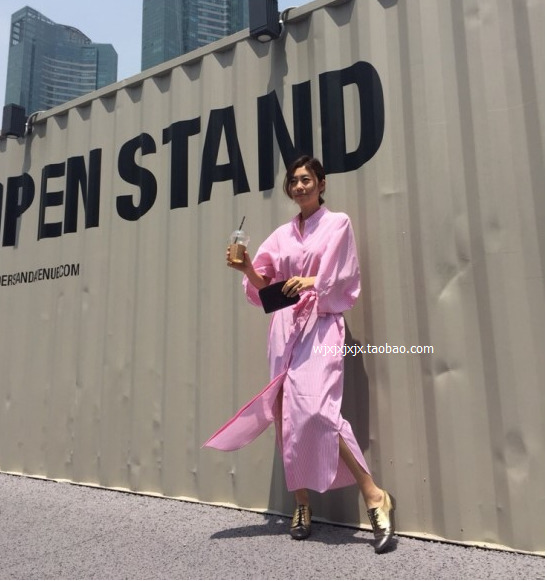 2016-striped-dress-long-section-women39s-Dress-Female-Dresses-24043-32727523574