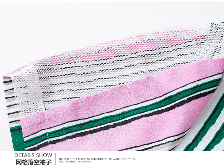 2016-summer-style-professional-plus-sizes-women39s-dress-high-quality-fashion-stripe-lacing-waist-dr-32685595679