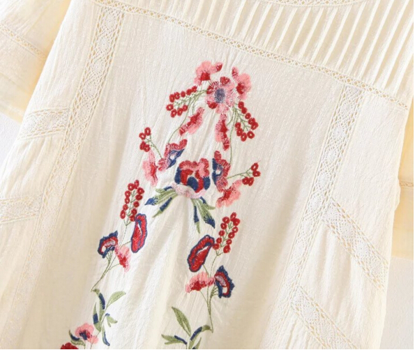 2017-Embroidery-Flower-Spliced-Lace-Dress-Ethnic-New-Woman-Hollow-Out-Lace-Wrinkle-Cotton-Short-Slee-32793465970