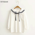 2017-Mori-girls-Japanese-style-sailor-collar-long-sleeve-stripe-bowknot-dress-Lolita-cosplay-costume-32500734629