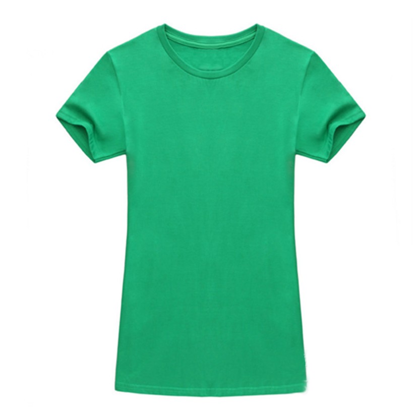 2017-New-High-Quality-10-Color-Silm-T-Shirt-Women-Solid-color-Tees-Plain-Cotton-short-sleeve-Women-T-32731671718