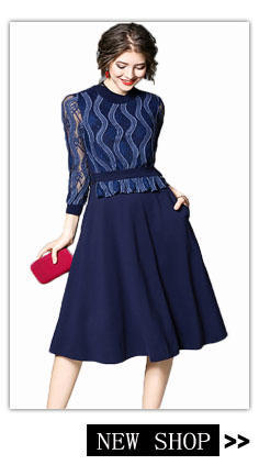 2017-New-Spring-Three-Quarter-Sleeve-Slim-O-neck-Dress-Women-Casual-A-line-Embroidered-Flowers-Plus--32790211254