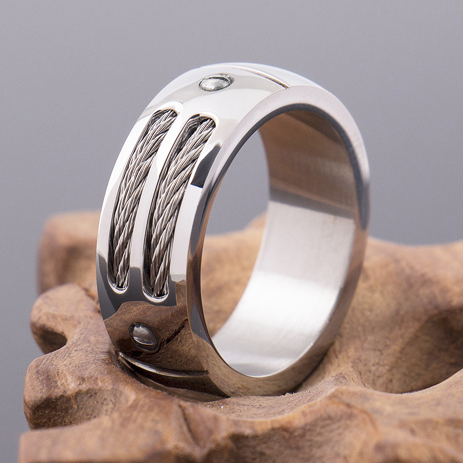2017-New-Stainless-steel-wedding-ring-Men39s-Stainless-Steel-Ring-Unique-Cables-and-Screw-Design-For-32351716464