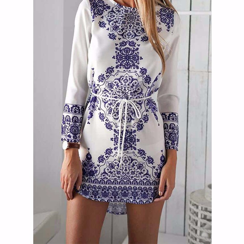 2017-New-Summer-Women-Dress-Plus-Size-Long-Sleeve-Print-Tunic-Ladies-Casual-Dresses-White-O-neck-Vin-32693564455