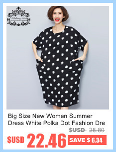 2017-New-Women-Cotton-Dress-Big-Size-Polka-Dot-T-Shirt-Summer-Style-Fashion-Casual-Loose-Female-Tops-32682657723