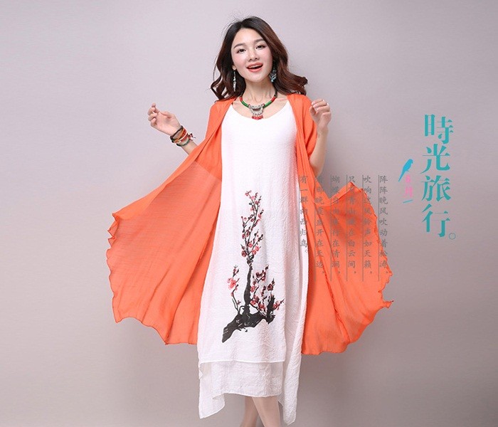 2017-New-summer-dress-women-clothing-Small-fresh-women-dress-tow-piece-Dress-casual-plus-size-loose--32647757285