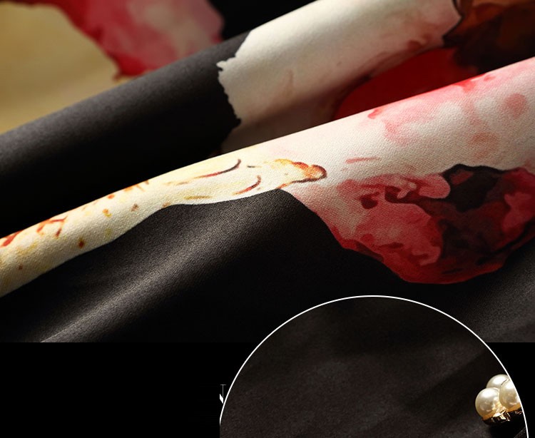 2017-Spring-Summer-New-Runway-Designer-Dress-Women39s-Sleeveless-Vest-Crystal-Button-Black-Vintage-I-32788217866