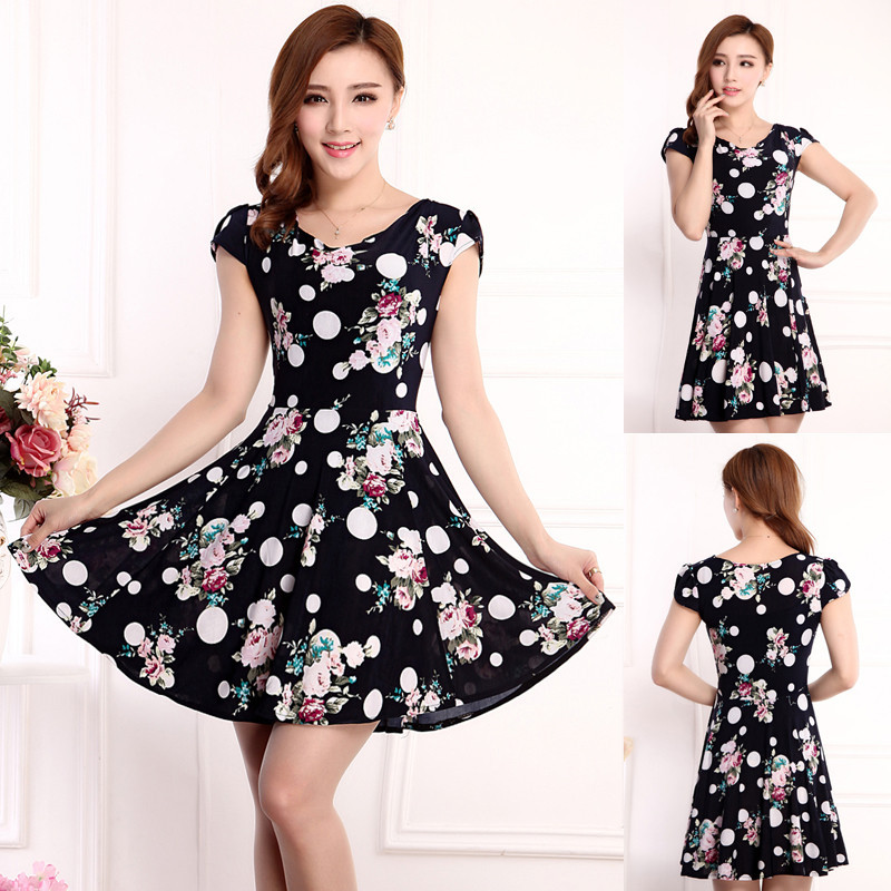 2017-Summer-Women-dress-Lady-fit-and-flare-dress-Girl-black-cool-feeling-Slim-dress-multi-color-dres-32486842956