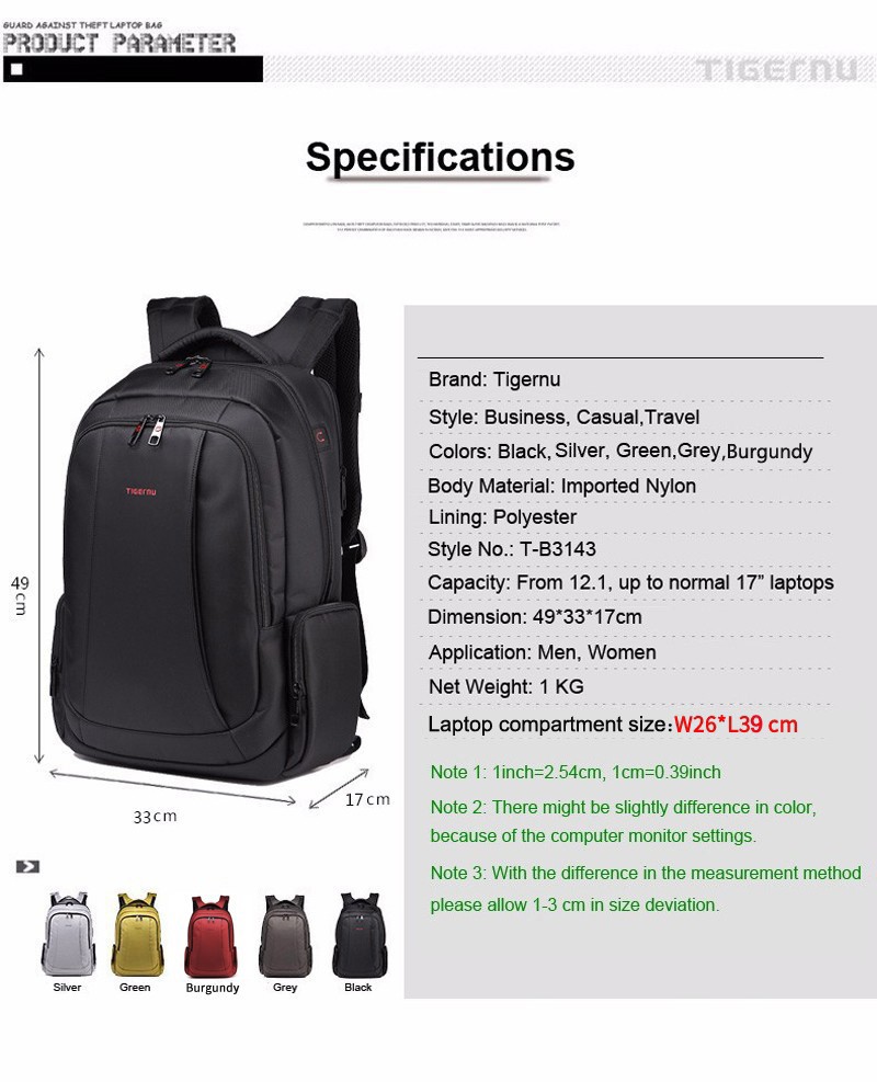 2017-Tigernu-Brand-156-Inch-Laptop-Bag-Backpack-Men-Large-Capacity-Nylon-Compact-Men39s-17inch-Backp-32323897371