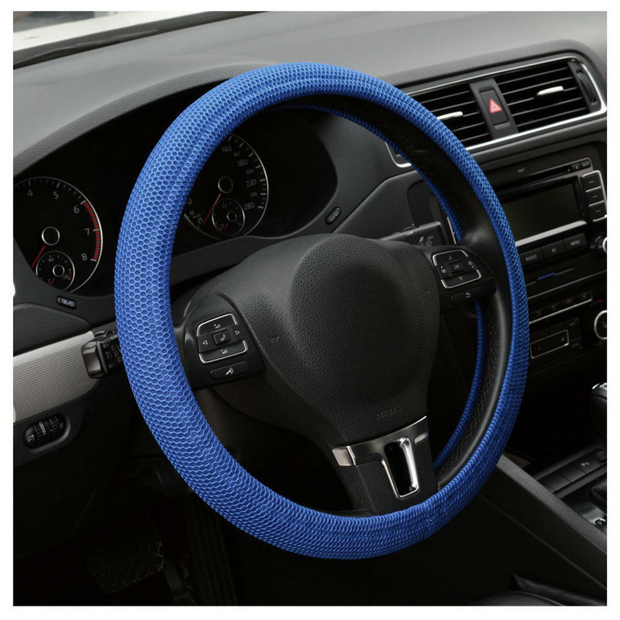 2017-Tirol-hot-sale-Car-Auto-Universal-Elastic-Handmade-Skidproof-Steering-Wheel-Cover-BlueBlack-hot-32576446405
