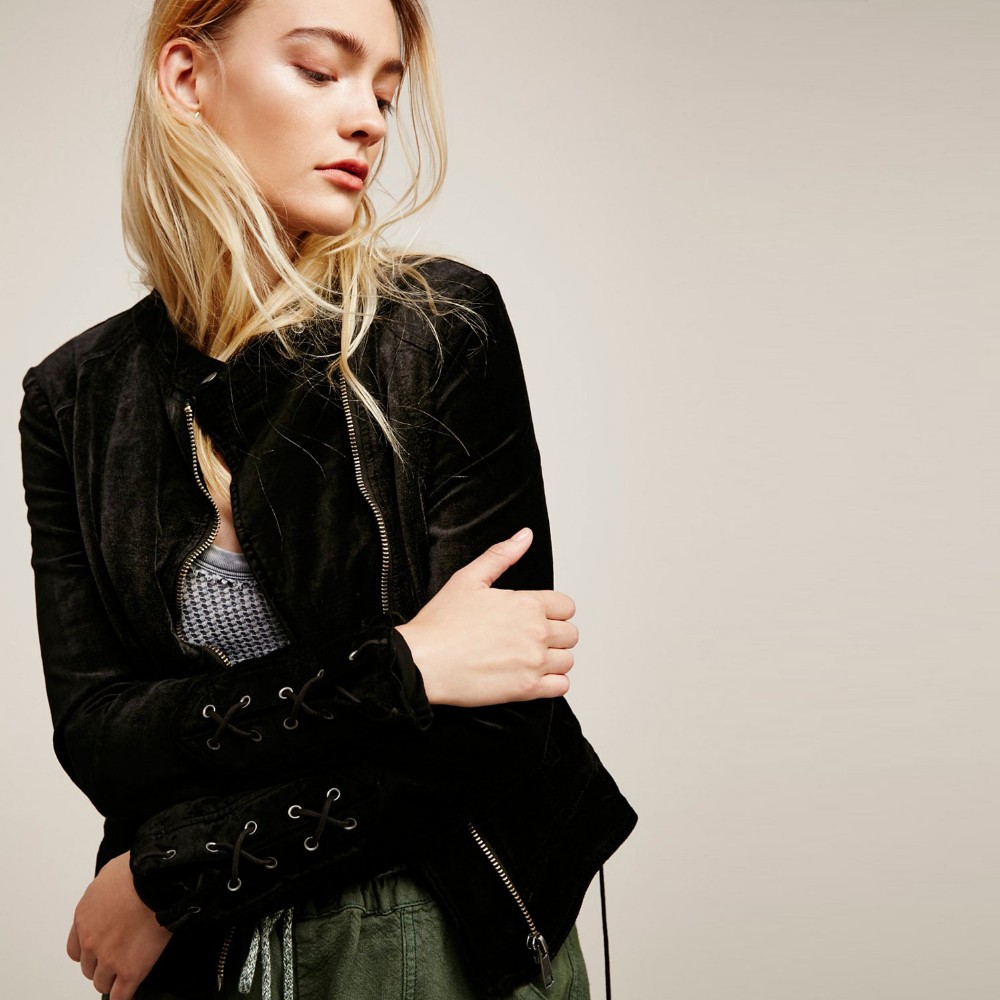 2017-women39s-fashion-basic-jackets-hot-sale-velour-jackets-black-solid-color-regular-coats-zipper-s-32789199430