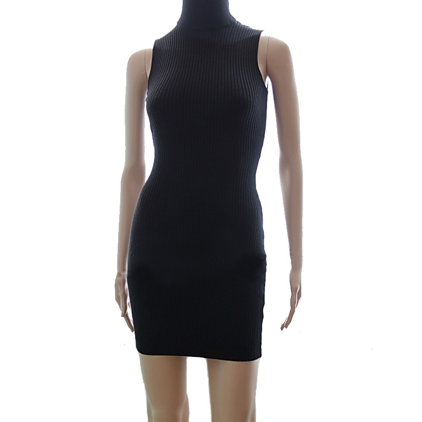 2018-New-Women-Dresses-Autumn-Winter-Fashion-Sexy--Elastic-Turtleneck-Sleeveless-Women-Slim-Mini-Kni-32426688224