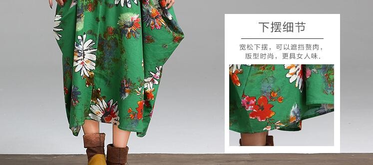 2018-Spring-Autumn-Vintage-Cotton-Linen-Women-Dress-large-size-Loose-Casual-Long-Dress-Vestidos-Robe-32730580589