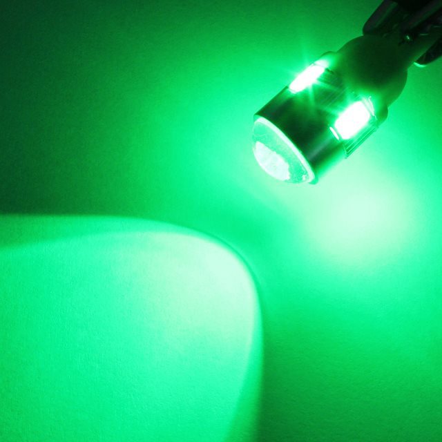 2Pcs-T10-W5W-Interior-Xenon-White-blue-red-LED-CANBUS-6SMD-5630-Lens-Projector-Solid-Aluminum-Bulbs--32571234983