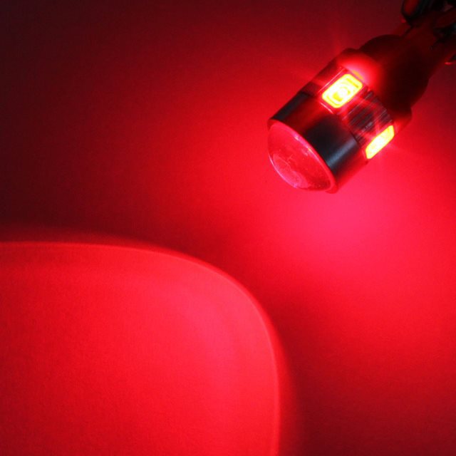 2Pcs-T10-W5W-Interior-Xenon-White-blue-red-LED-CANBUS-6SMD-5630-Lens-Projector-Solid-Aluminum-Bulbs--32571234983