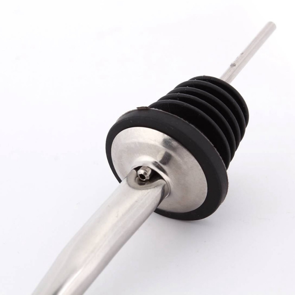 2pcs-HOT-Stainless-steel-wine-Olive-Oil-Pourer-Dispenser-Spout-Glass-Bottle-Pourer-Black-HQ-32397574151