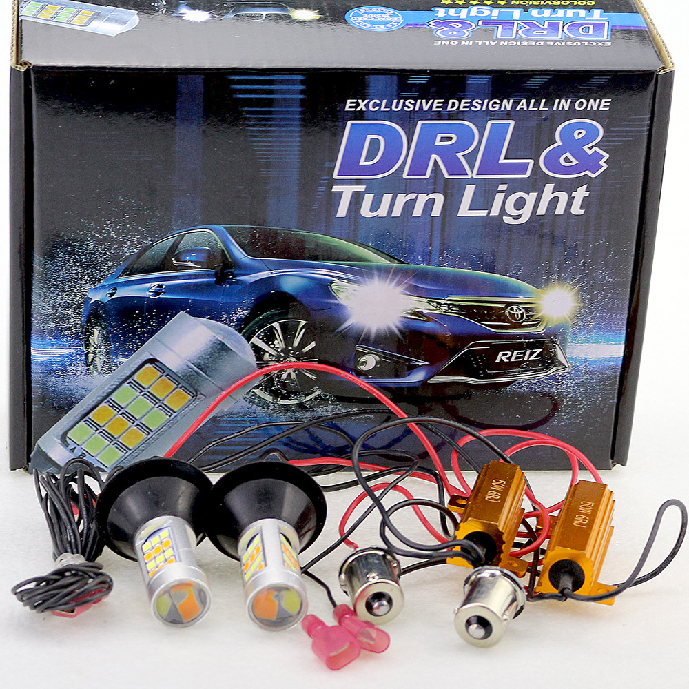 2pcslot-New-Arrival-1156-42-Led-Light-High-Power-Daytime-Running-LightTurn-Signal-DRL-Dual-Mode-LED--32527876649