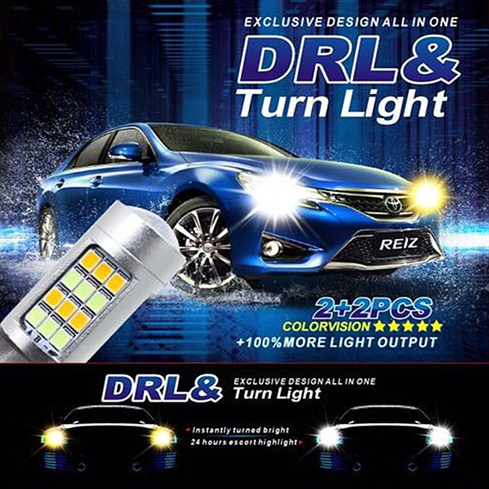2pcslot-New-Arrival-1156-42-Led-Light-High-Power-Daytime-Running-LightTurn-Signal-DRL-Dual-Mode-LED--32527876649
