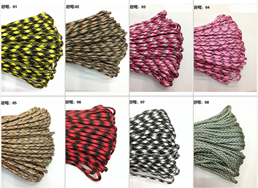 33FT10M-Paracord-Parachute-Cord-Lanyard-Rope-Mil-Spec-Type-III-7-Strand-Climbing-Camping-survival-eq-32428272051