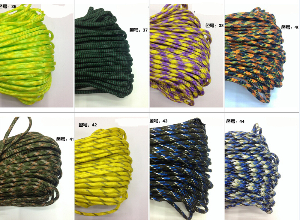 33FT10M-Paracord-Parachute-Cord-Lanyard-Rope-Mil-Spec-Type-III-7-Strand-Climbing-Camping-survival-eq-32428272051
