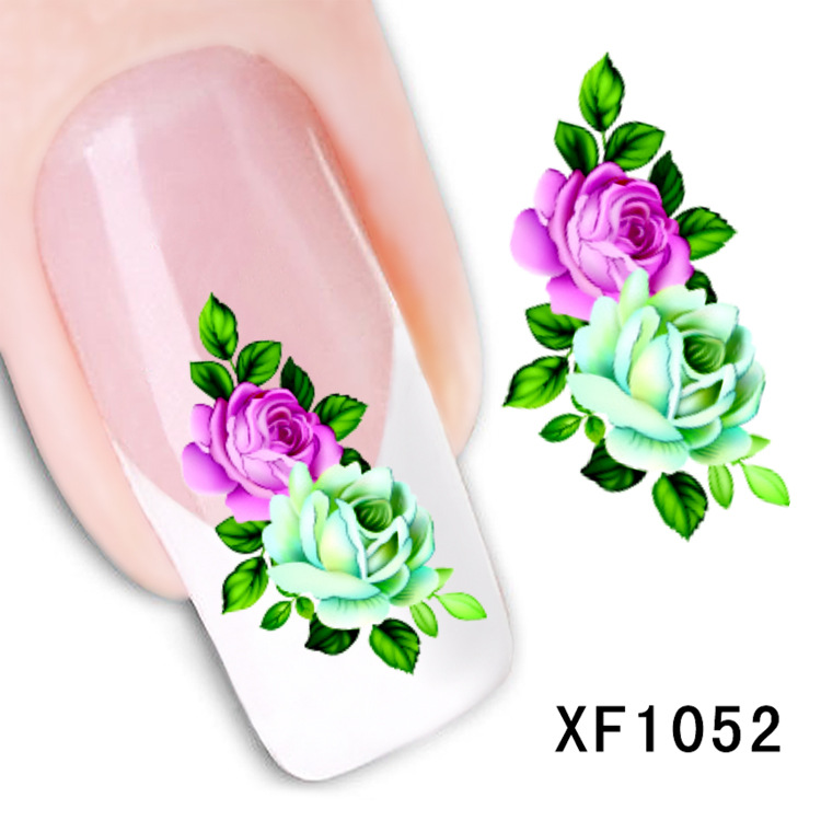 3D-flower-design-Water-Transfer-Nails-Art-Sticker-decals-lady-women-manicure-tools-Nail-Wraps-Decals-32301538038