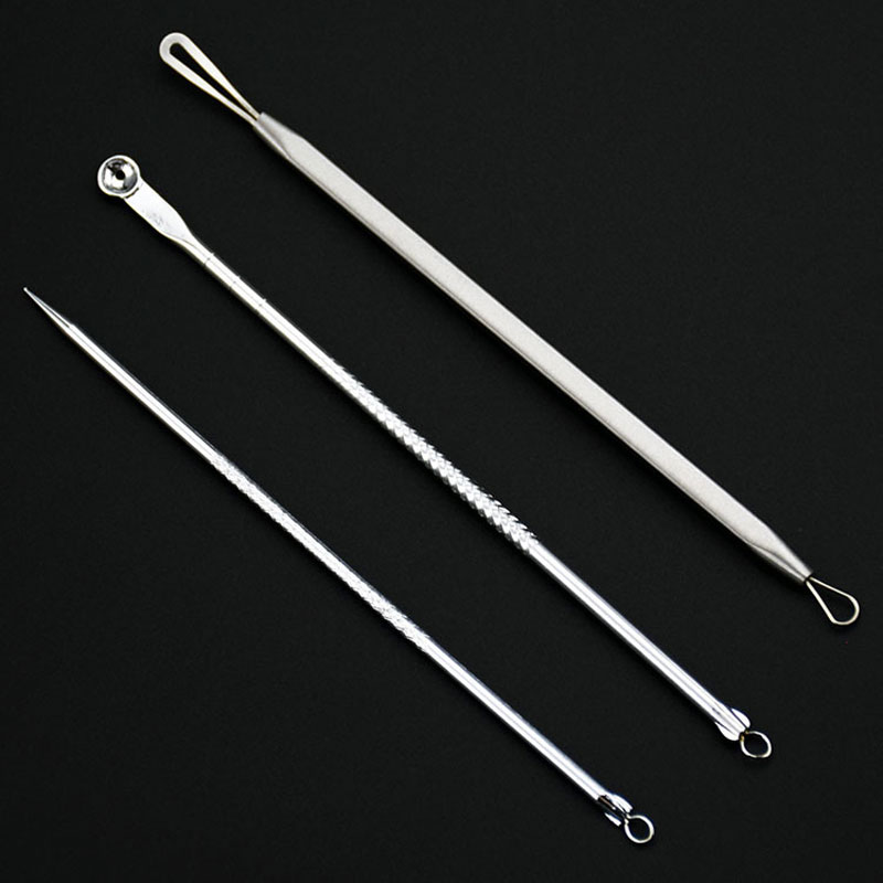 3pcs-Silver-Blackhead-Comedone-Extractor-Acne-Tool-Blemish-Extractor-Pimple-Remover-Cosmetic-Tool-St-32657845470