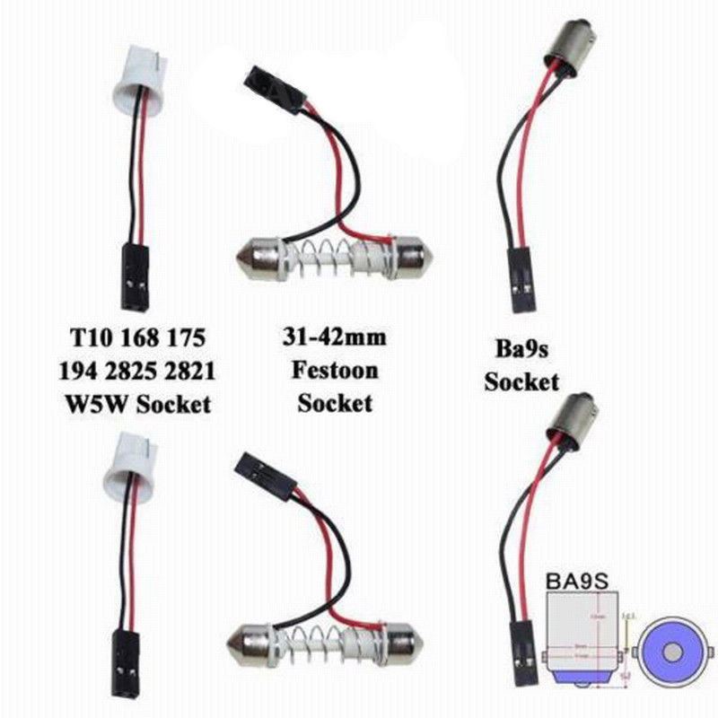 48-LED-Auto-Car-Dome-Festoon-Interior-Bulb-Roof-Light-Lamp-with-T10-BA9S-Festoon-Adapter-Base-Readin-32614073448