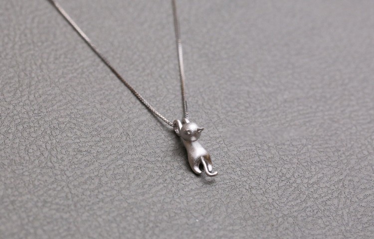 925-Sterling-Silver-Necklaces-Cats-PendantsampNecklaces-Pure-Sterling-Silver-925-Kitty-Necklace-Jewe-32376546061