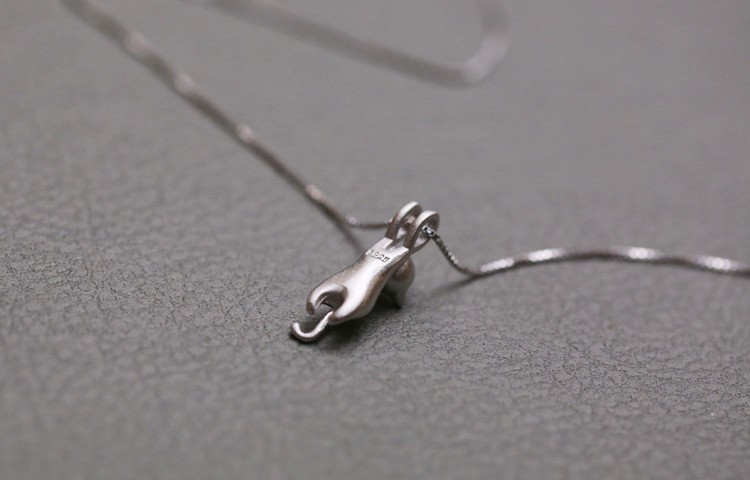 925-Sterling-Silver-Necklaces-Cats-PendantsampNecklaces-Pure-Sterling-Silver-925-Kitty-Necklace-Jewe-32376546061