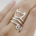 925-Sterling-Silver-Twine-Cat-Ring-Young-Girl-Jewelry-925-Sterling-Silver-Rings-For-Women-Adjustable-32346772604