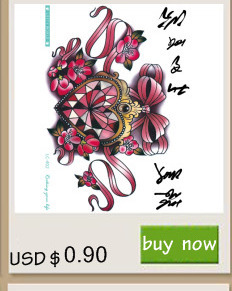 A6080-209-Big-Black-tatuagem-Taty-Body-Art-Temporary-Tattoo-Stickers-Gradient-Colorful-Birds-Eye-Sha-32573429760