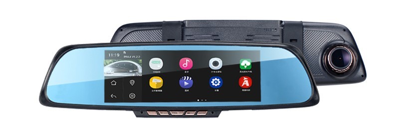 ANSTAR-Rearview-Mirror-Car-DVR-Dash-Cam-GPS-Navigation-686quot-Screen-Full-HD-1080P-Android-Parking--32691355385